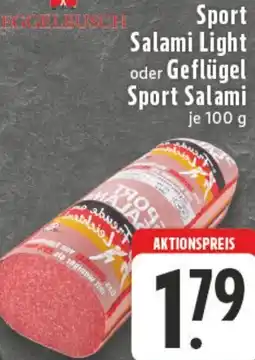 Kaufland Sport Salami Light oder Geflügel Sport Salami Angebot