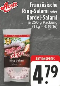 Kaufland Aoste Französische Ring-Salami oder Kordel-Salami Angebot