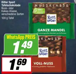 L. STROETMANN GROSSMARKT Ritter Sport Tafelschokolade Angebot