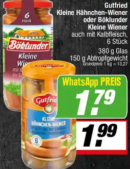 L. STROETMANN GROSSMARKT Gutfried Kleine Hähnchen-Wiener oder Böklunder Kleine Wiener Angebot