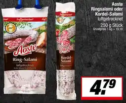 L. STROETMANN GROSSMARKT Aoste Ringsalami oder Kordel-Salami Angebot