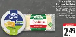 Kaufland Loose Quäse oder Harzbube Handkäse Angebot