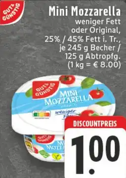 Kaufland Gut & Günstig Mini Mozzarella Angebot