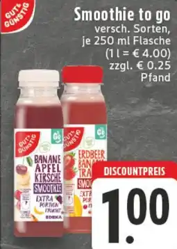 Kaufland Gut & Günstig Smoothie to go Angebot