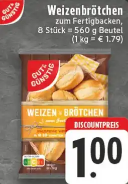 Kaufland Gut & Günstig Weizenbrötchen Angebot