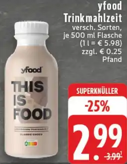 Kaufland yfood Trinkmahlzeit Angebot