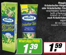 L. STROETMANN GROSSMARKT Meggle Kräuterbutter-Riegel oder Kräuterbutter-Trio Angebot