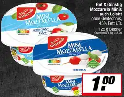 L. STROETMANN GROSSMARKT Gut & Günstig Mozzarella Minis auch Leicht Angebot