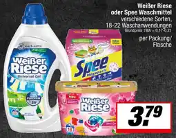 L. STROETMANN GROSSMARKT Weißer Riese oder Spee Waschmittel Angebot