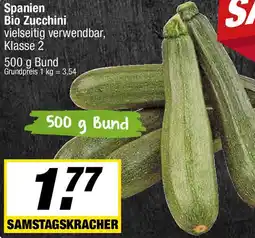 L. STROETMANN GROSSMARKT Spanien Bio Zucchini Angebot