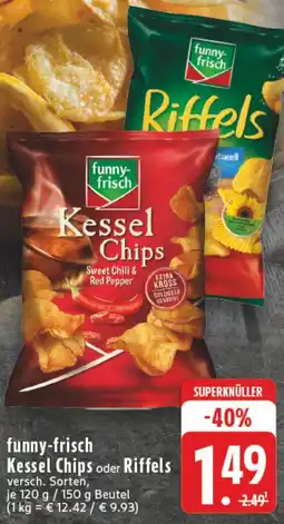 Kaufland funny-frisch Kessel Chips oder Riffels Angebot