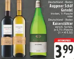 Kaufland Auggener Schäf Gutedel oder Kaiserstühler Angebot