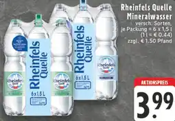 Kaufland Rheinfels Quelle Mineralwasser Angebot