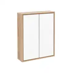 toom Baumarkt Fackelmann Spiegelschrank 'Finn' braun 60 x 75 x 20,5 cm Angebot