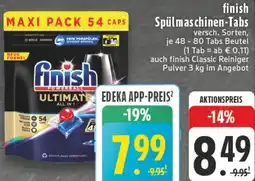 Kaufland finish Spülmaschinen-Tabs Angebot