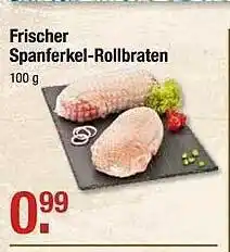 V Markt Frischer Spanferkel Rollbraten 100g Angebot