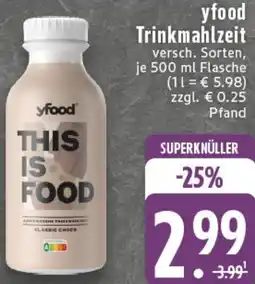 Kaufland yfood Trinkmahlzeit Angebot