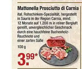 V Markt Mattonella Prosciutto Di Carnia 100g Angebot