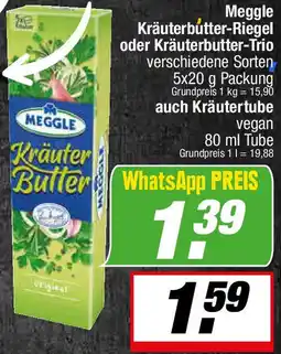 L. STROETMANN GROSSMARKT Meggle Kräuterbutter-Riegel oder Kräuterbutter-Trio Angebot