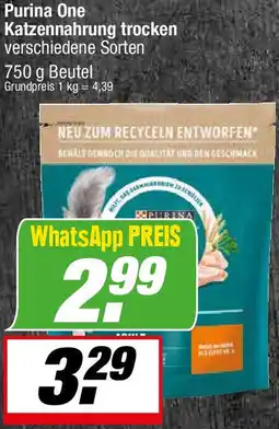 L. STROETMANN GROSSMARKT Purina One Katzennahrung trocken Angebot