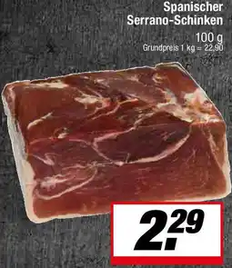 L. STROETMANN GROSSMARKT Spanischer Serrano-Schinken Angebot