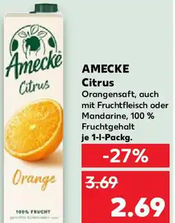 Kaufland AMECKE Citrus Angebot