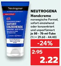 Kaufland NEUTROGENA Handcreme Angebot