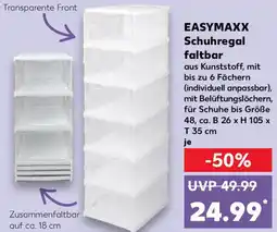 Kaufland EASYMAXX Schuhregal faltbar Angebot