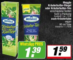 L. STROETMANN GROSSMARKT Meggle Kräuterbutter-Riegel oder Kräuterbutter-Trio Angebot