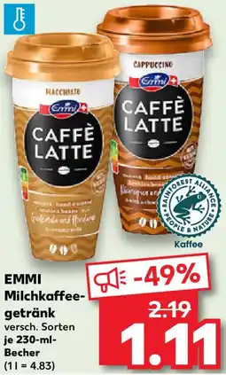 Kaufland EMMI Milchkaffeegetränk Angebot