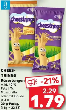 Kaufland CHEESTRINGS Käsestangen Angebot