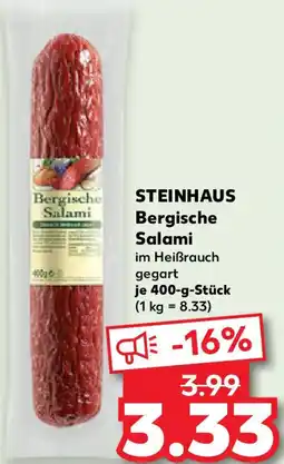 Kaufland STEINHAUS Bergische Salami Angebot