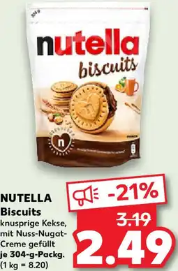 Kaufland NUTELLA Biscuits Angebot