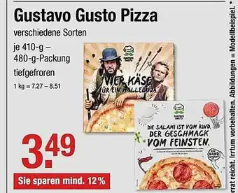 V Markt Gustavo Gusto Pizza 410-480g Angebot