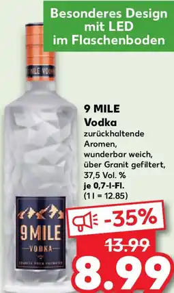 Kaufland 9 MILE Vodka Angebot