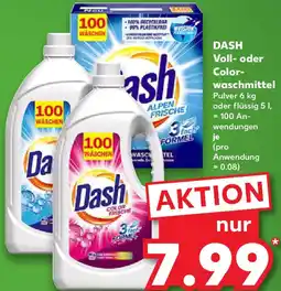 Kaufland DASH Voll- oder Colorwaschmittel Angebot