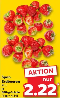 Kaufland Span. Erdbeeren Angebot