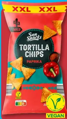 Aldi Nord Sun Snacks Tortilla Chips XXL Angebot