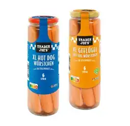 Aldi Nord Trader Joe's XL Hot Dogs Würstchen Angebot