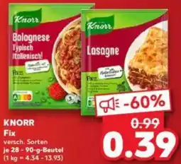 Kaufland KNORR Fix Angebot