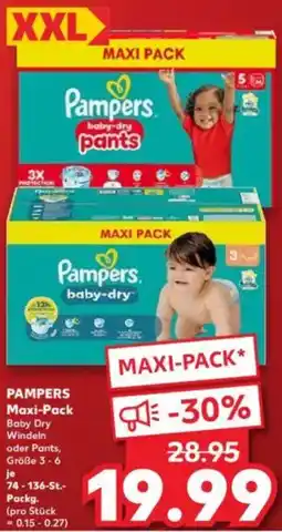 Kaufland PAMPERS Maxi-Pack Angebot