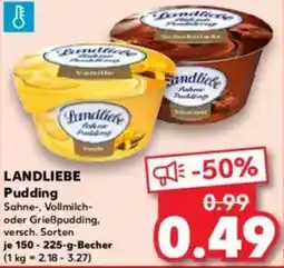 Kaufland LANDLIEBE Pudding Angebot