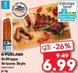 Kaufland K-PURLAND Grillrippe Arizona Style Angebot