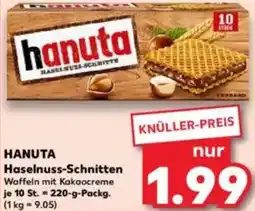 Kaufland HANUTA Haselnuss-Schnitten Angebot