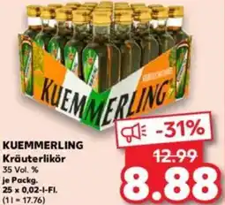 Kaufland KUEMMERLING Kräuterlikör Angebot