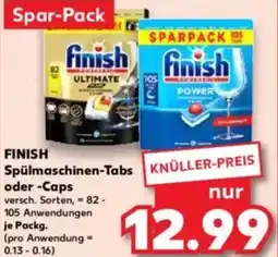 Kaufland FINISH Spülmaschinen-Tabs oder Caps Angebot