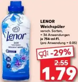 Kaufland LENOR Weichspüler Angebot