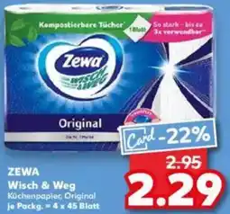 Kaufland ZEWA Wisch & Weg Angebot