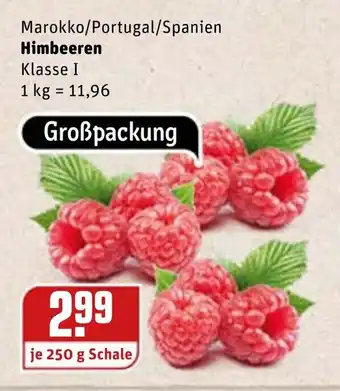 REWE Himbeeren 250g Angebot