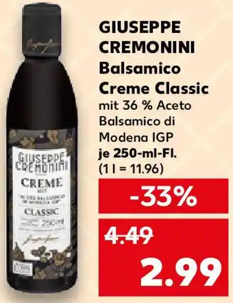 Kaufland GIUSEPPE CREMONINI Balsamico Creme Classic Angebot